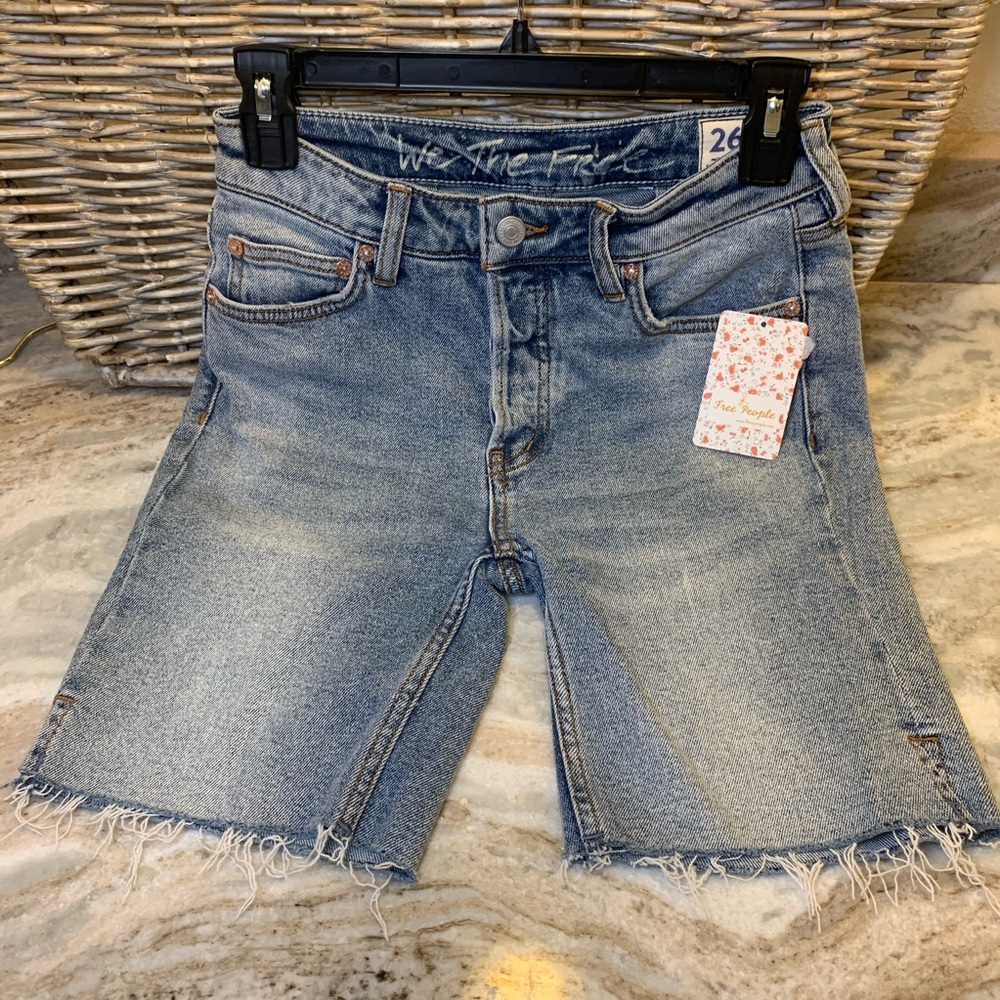 Free people Bermuda shorts pacific blue wash - Picture 3 of 6